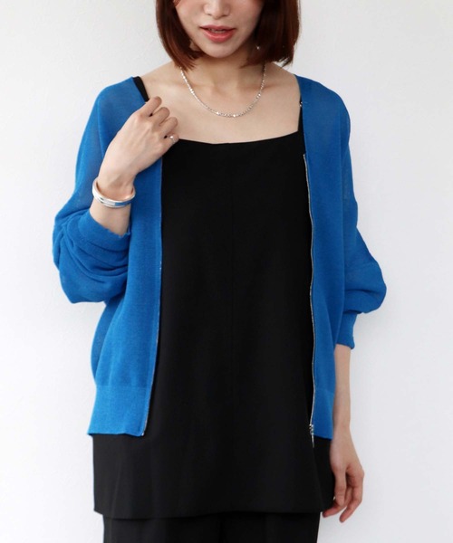 麻混ホールガーメントカーディガン（カーディガン/ボレロ）｜Jines