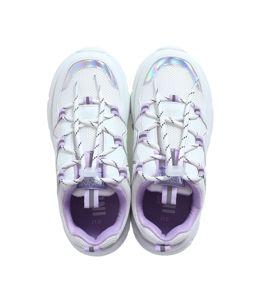 JENNI(ジェニィ)の「オーロララインメッシュスニーカー(スニーカー・キッズ・ブラック/シルバー/ラベンダー・23cm/22cm/21cm/20cm/24cm)」の16枚目の写真