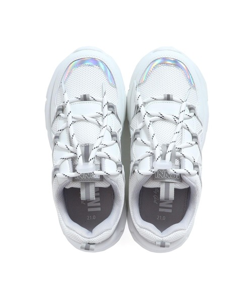 JENNI(ジェニィ)の「オーロララインメッシュスニーカー(スニーカー・キッズ・ブラック/シルバー/ラベンダー・23cm/22cm/21cm/20cm/24cm)」の13枚目の写真