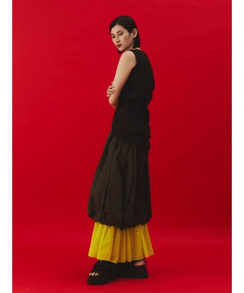 ROUND HEM ONE SHOULDER TOP / ラウンドヘムワンショルダー