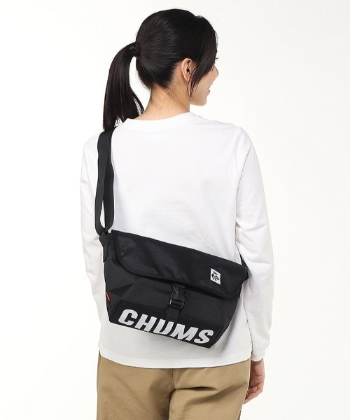 CHUMS(チャムス)の「CHUMS/チャムス ショルダーバック リサイクルチャムスミニメッセンジャーバッグ CH60-3971(ショルダーバッグ・メンズ・ブラック・FREE)」の3枚目の写真
