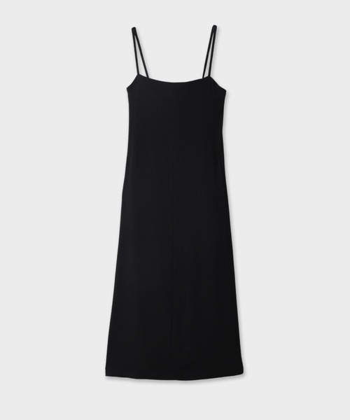 CINOH(チノ)の「BACK SATIN GEORGETTE DRESS(ワンピース・レディース・ライトグレー/ブラック・38/36)」の3枚目の写真