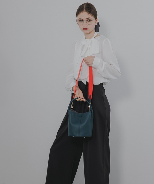 antic rag（アンティックラグ）の「Lamine ラミネ（ハンドバッグ・レディース・ブラック/シルバー/イエロー/ベージュ/グリーン/ピンク/ブルーグリーン/マスタード/アッシュブラウン・FREE）」の15枚目の写真