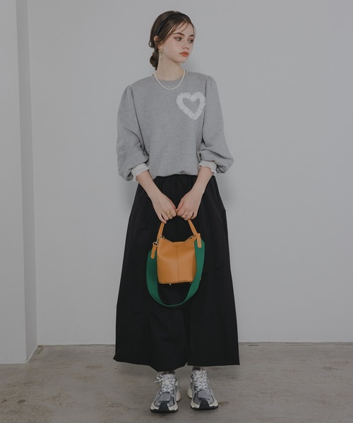 antic rag（アンティックラグ）の「Lamine ラミネ（ハンドバッグ・レディース・ブラック/シルバー/イエロー/ベージュ/グリーン/ピンク/ブルーグリーン/マスタード/アッシュブラウン・FREE）」の18枚目の写真