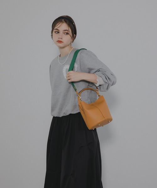 antic rag（アンティックラグ）の「Lamine ラミネ（ハンドバッグ・レディース・ブラック/シルバー/イエロー/ベージュ/グリーン/ピンク/ブルーグリーン/マスタード/アッシュブラウン・FREE）」の19枚目の写真