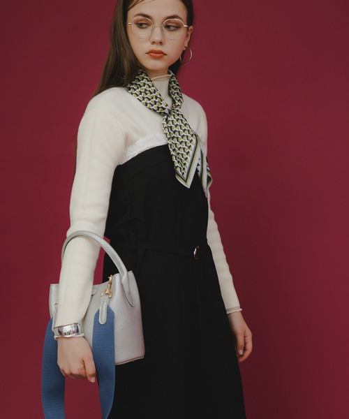 antic rag（アンティックラグ）の「Lamine ラミネ（ハンドバッグ・レディース・ブラック/シルバー/イエロー/ベージュ/グリーン/ピンク/ブルーグリーン/マスタード/アッシュブラウン・FREE）」の13枚目の写真