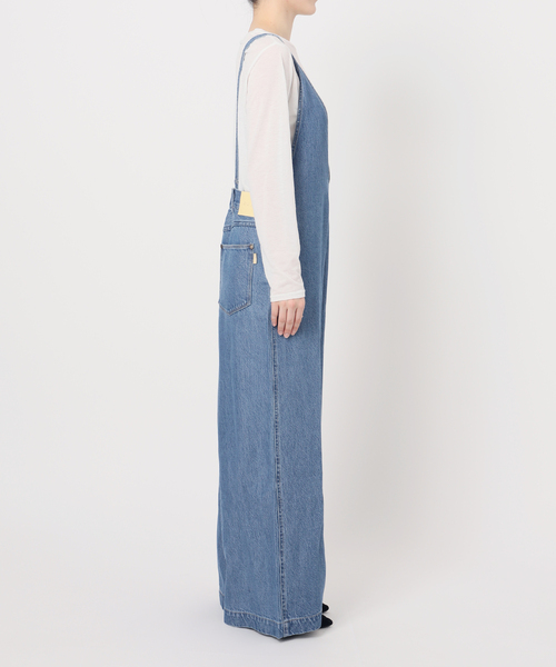 B.C STOCK(ベーセーストック)の「《追加》【WEB限定】DU JOUR/デュ ジュール V NECK JEAN SALOPETTE(サロペット/オーバーオール・レディース・スカイブルー/グレー・FREE)」の20枚目の写真