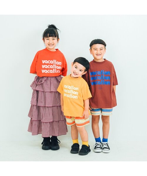 p.premier（ピードットプルミエ）の「【セットアップ可】夏だいすきロゴボーダーハーフパンツ（その他パンツ・キッズ・サックスブルー/ブルー/レッド・90/80/140/130/120/110/100）」の15枚目の写真