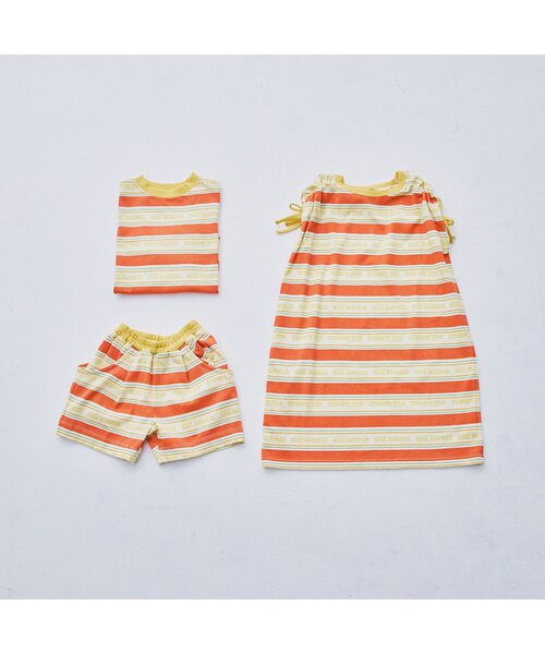 p.premier（ピードットプルミエ）の「【セットアップ可】夏だいすきロゴボーダーハーフパンツ（その他パンツ・キッズ・サックスブルー/ブルー/レッド・90/80/140/130/120/110/100）」の17枚目の写真