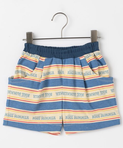 p.premier（ピードットプルミエ）の「【セットアップ可】夏だいすきロゴボーダーハーフパンツ（その他パンツ・キッズ・サックスブルー/ブルー/レッド・90/80/140/130/120/110/100）」の19枚目の写真
