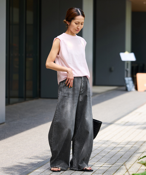 framework ジョンブル別注バレルパンツ JOHNBULL/ジョンブル 別注デニムバレルパンツ（デニムパンツ