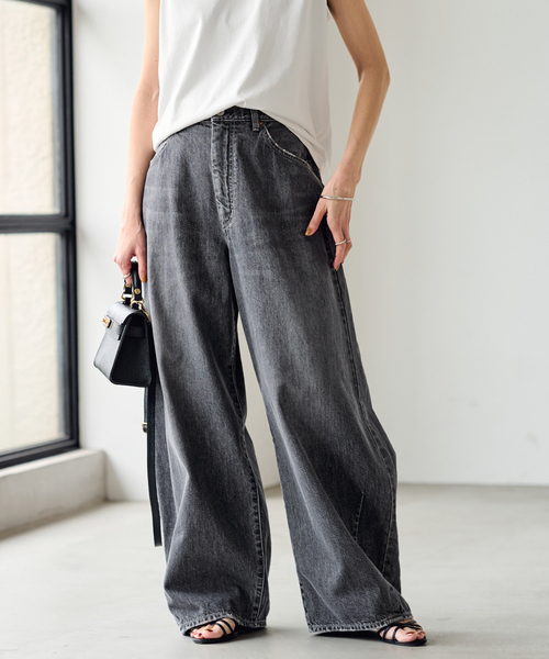 FRAMeWORK フレームワーク ジョンブル 別注デニムバレルパンツ S JOHNBULL/ジョンブル 別注デニムバレルパンツ（デニムパンツ