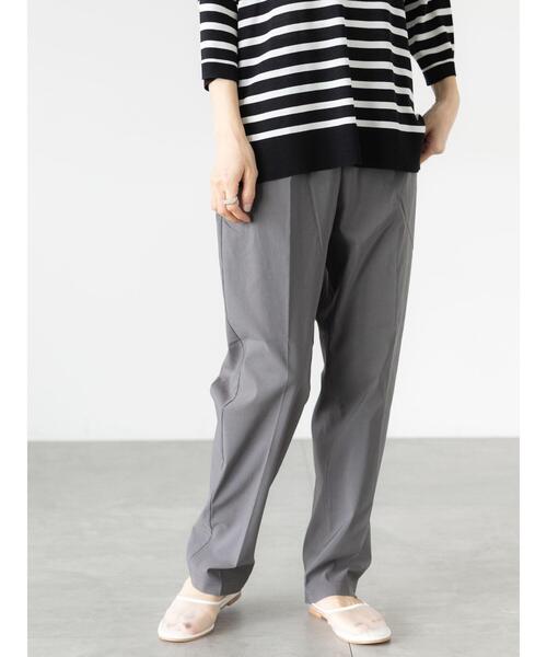 Lugnoncure（ルノンキュール）の「ストレッチテーパードパンツ（その他パンツ・レディース・ブラック/チャコールグレー/オフホワイト/ブルー/ベージュ・M/S/L）」の3枚目の写真