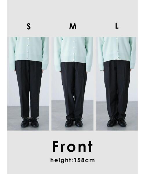 Lugnoncure（ルノンキュール）の「ストレッチテーパードパンツ（その他パンツ・レディース・ブラック/チャコールグレー/オフホワイト/ブルー/ベージュ・M/S/L）」の6枚目の写真