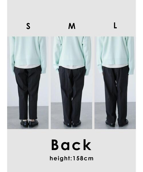 Lugnoncure（ルノンキュール）の「ストレッチテーパードパンツ（その他パンツ・レディース・ブラック/チャコールグレー/オフホワイト/ブルー/ベージュ・M/S/L）」の8枚目の写真