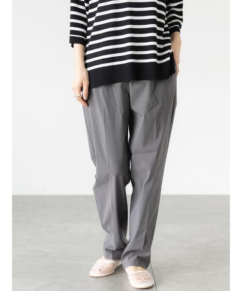 Lugnoncure（ルノンキュール）の「ストレッチテーパードパンツ（その他パンツ・レディース・ブラック/チャコールグレー/オフホワイト/ブルー/ベージュ・M/S/L）」の17枚目の写真