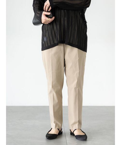 Lugnoncure（ルノンキュール）の「ストレッチテーパードパンツ（その他パンツ・レディース・ブラック/チャコールグレー/オフホワイト/ブルー/ベージュ・M/S/L）」の20枚目の写真