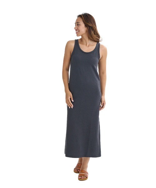 BILLABONG(ビラボン)の「BILLABONG レディース 【CHILLWEAR】 LIGHT SUCKER ONEPIECE DRESS ワンピース 【2025年夏モデル】/ビラボンタンクトップワンピース(ワンピース・レディース・オフホワイト/スカイブルー・MEDIUM)」の2枚目の写真