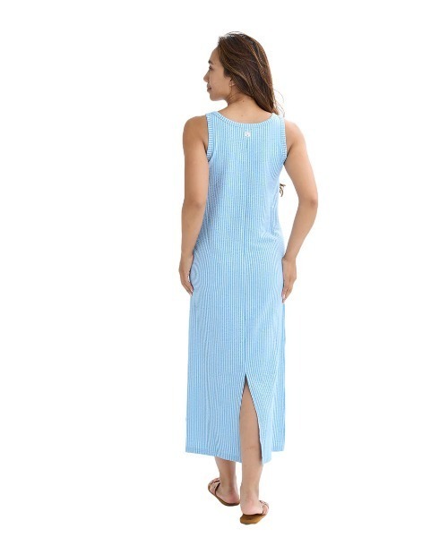 BILLABONG(ビラボン)の「BILLABONG レディース 【CHILLWEAR】 LIGHT SUCKER ONEPIECE DRESS ワンピース 【2025年夏モデル】/ビラボンタンクトップワンピース(ワンピース・レディース・オフホワイト/スカイブルー・MEDIUM)」の6枚目の写真