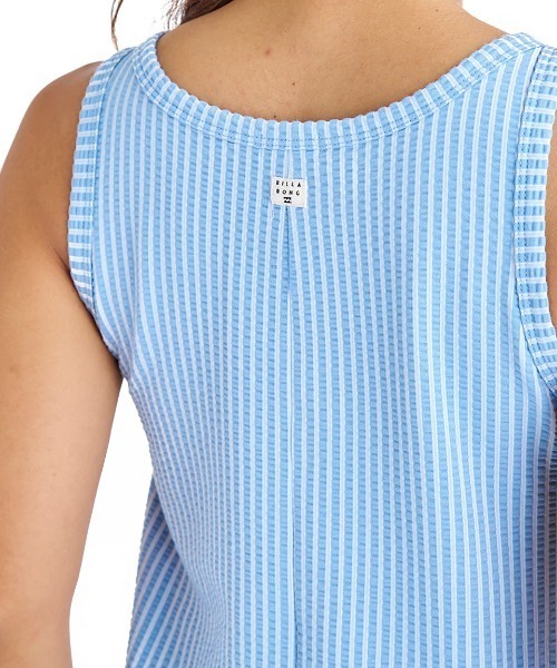 BILLABONG(ビラボン)の「BILLABONG レディース 【CHILLWEAR】 LIGHT SUCKER ONEPIECE DRESS ワンピース 【2025年夏モデル】/ビラボンタンクトップワンピース(ワンピース・レディース・オフホワイト/スカイブルー・MEDIUM)」の5枚目の写真