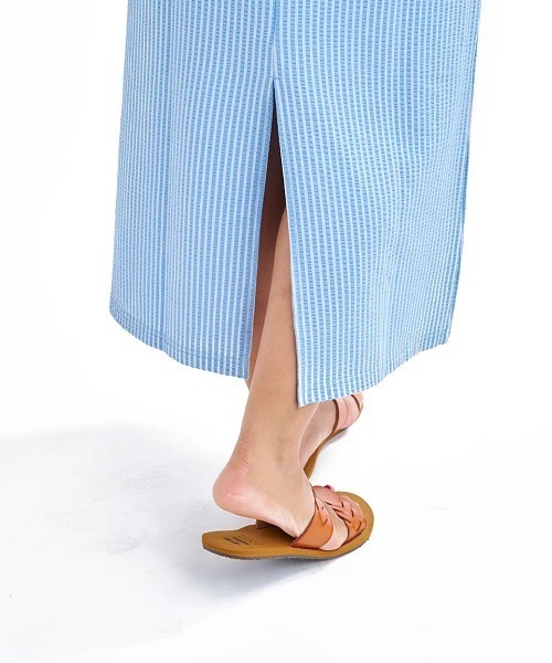 BILLABONG(ビラボン)の「BILLABONG レディース 【CHILLWEAR】 LIGHT SUCKER ONEPIECE DRESS ワンピース 【2025年夏モデル】/ビラボンタンクトップワンピース(ワンピース・レディース・オフホワイト/スカイブルー・MEDIUM)」の4枚目の写真