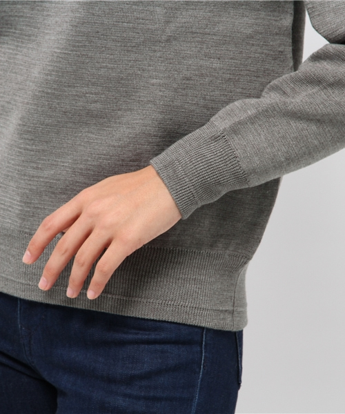 CIAOPANIC（チャオパニック）の「【Ciaopanic】　スウェット風ニット（ニット/セーター・レディース・グレー/オフホワイト・FREE）」の7枚目の写真