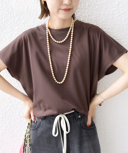 接触冷感〉ポンチ ドルマン TEE（Tシャツ/カットソー）｜SHIPS