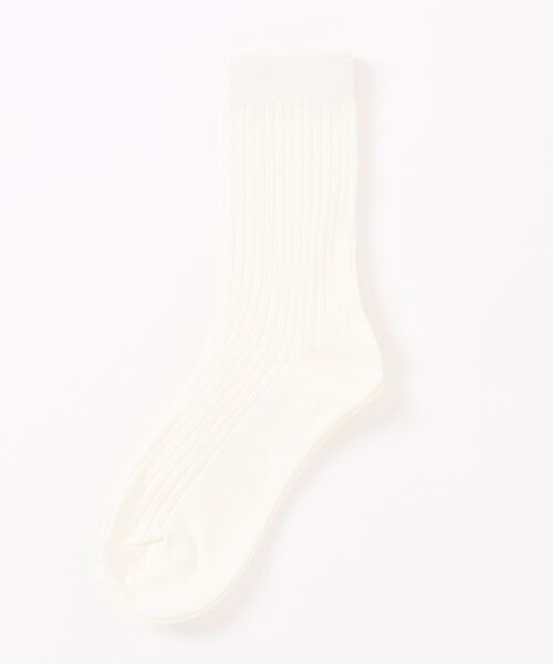 Fun & Daily（ファンアンドデイリー）の「F&D : カラーリブソックス（ソックス/靴下・レディース・ホワイト/ブラウン/ピンク/チャコールグレー/ブルー/ブラック・FREE）」の7枚目の写真