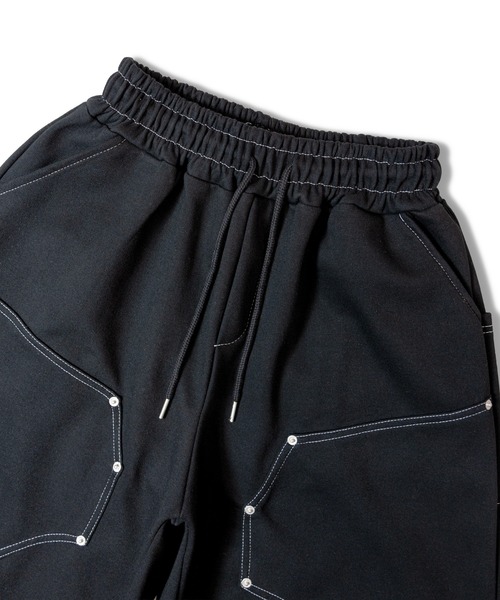 JACKROSE（ジャックローズ）の「JE-SELECT-ダブルニースウェットショートパンツ（スウェットパンツ・メンズ・ブラウン/ブラック/グレー・FREE）」の10枚目の写真