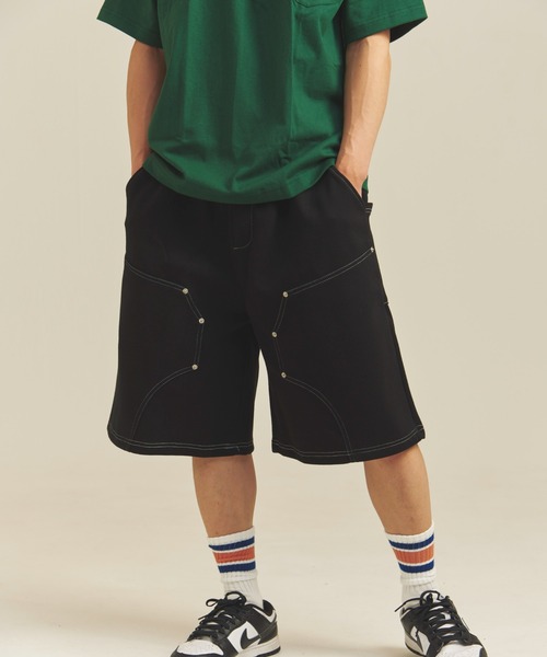 JACKROSE（ジャックローズ）の「JE-SELECT-ダブルニースウェットショートパンツ（スウェットパンツ・メンズ・ブラウン/ブラック/グレー・FREE）」の16枚目の写真