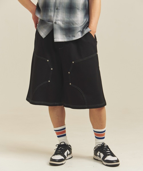 JACKROSE（ジャックローズ）の「JE-SELECT-ダブルニースウェットショートパンツ（スウェットパンツ・メンズ・ブラウン/ブラック/グレー・FREE）」の17枚目の写真