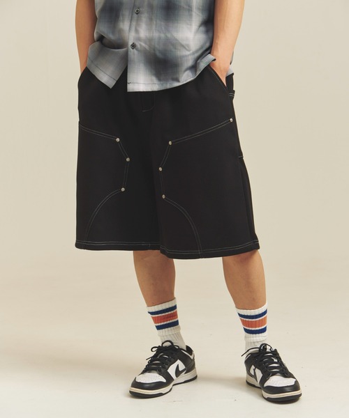 JACKROSE（ジャックローズ）の「JE-SELECT-ダブルニースウェットショートパンツ（スウェットパンツ・メンズ・ブラウン/ブラック/グレー・FREE）」の19枚目の写真