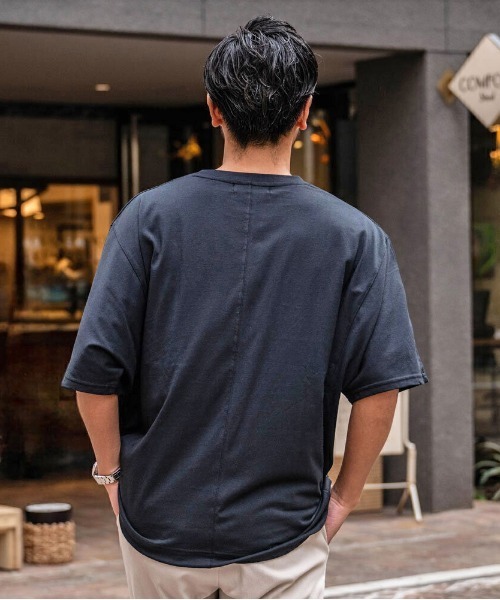 SILVER BULLET(シルバーバレット)の「『CavariA/キャバリア』ドルマンスリーブTシャツ(Tシャツ/カットソー・メンズ・ブラック/チャコールグレー/ホワイト・L/M)」の10枚目の写真