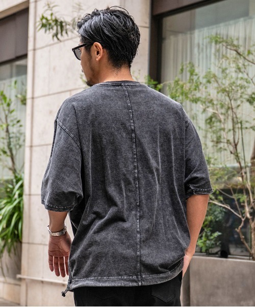 SILVER BULLET(シルバーバレット)の「『CavariA/キャバリア』ドルマンスリーブTシャツ(Tシャツ/カットソー・メンズ・ブラック/チャコールグレー/ホワイト・L/M)」の13枚目の写真