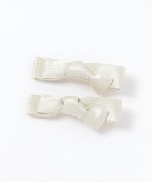 niko and... | サテンリボンヘアクリップ(バレッタ/ヘアクリップ)