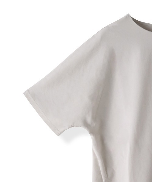 la.f…(ラエフ)の「バックフレアカットソー≪洗濯機で洗える≫(Tシャツ/カットソー・レディース・ブラック/ホワイト/ライトグレー・9号)」の17枚目の写真