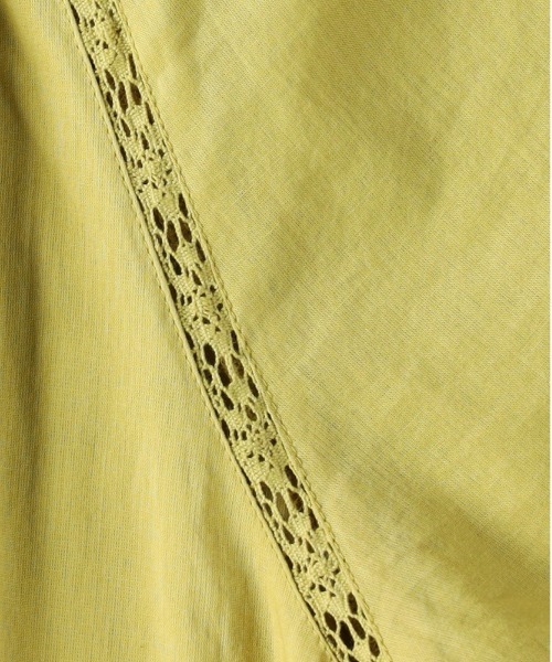 Right-on(ライトオン)の「【HONEYSUCKLE ROSE】半袖ワンピース(シャツワンピース・レディース・ブラック/ベージュ/イエロー・L/M)」の7枚目の写真