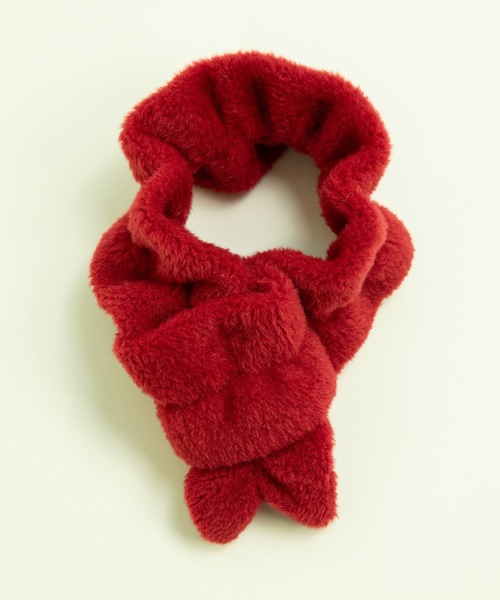 CHILD WOMAN（チャイルドウーマン）の「フェイクファー シャーリングマフラー（マフラー・レディース・ピンク/レッド/ネイビー・FREE）」の13枚目の写真