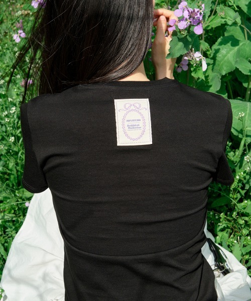 ROCKFISH WEATHERWEAR（ロックフィッシュウェザーウェア）の「[X MINJUKIM] LETTERING KITTY T ...