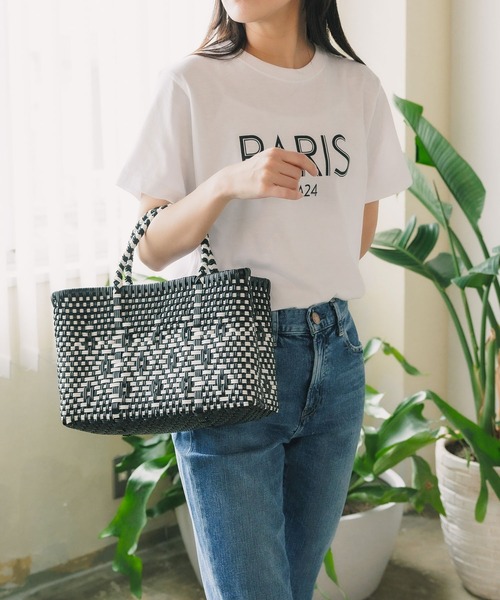 タグ付き　新品　♡ サンラミ　かごバッグ セール】SANRAMI/サンラミ メルカドバッグ かごバッグ トート