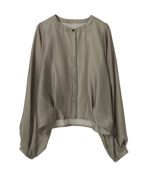 Tiara（ティアラ）の「シアードルマンブラウス（シャツ/ブラウス・レディース・ネイビー/セージグリーン・FREE）」の2枚目の写真