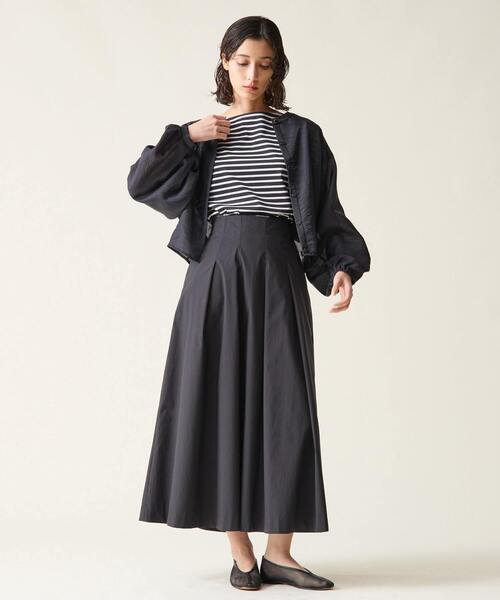 Tiara（ティアラ）の「シアードルマンブラウス（シャツ/ブラウス・レディース・ネイビー/セージグリーン・FREE）」の3枚目の写真