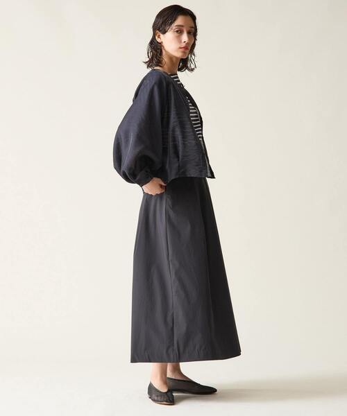 Tiara（ティアラ）の「シアードルマンブラウス（シャツ/ブラウス・レディース・ネイビー/セージグリーン・FREE）」の4枚目の写真