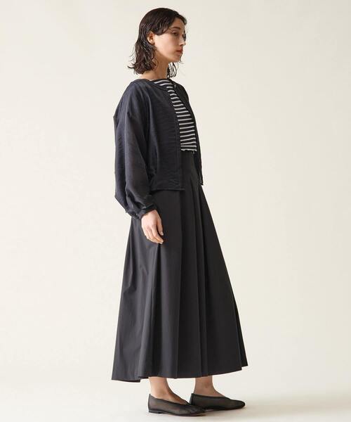 Tiara（ティアラ）の「シアードルマンブラウス（シャツ/ブラウス・レディース・ネイビー/セージグリーン・FREE）」の5枚目の写真