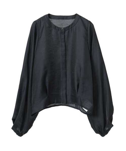 Tiara（ティアラ）の「シアードルマンブラウス（シャツ/ブラウス・レディース・ネイビー/セージグリーン・FREE）」の10枚目の写真