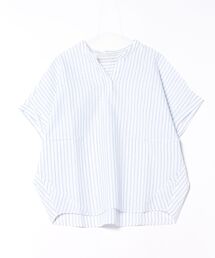 SOFFITTO（ソフィット）の「さらさらリネン混アソートバンドカラーブラウス(取り扱い店舗限定)（シャツ/ブラウス）」
