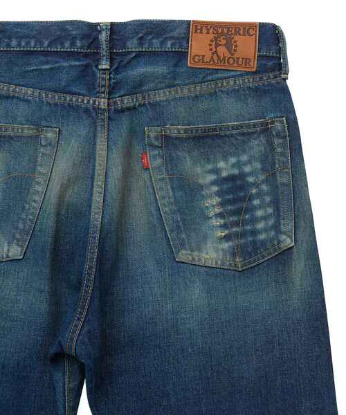 HYSTERIC GLAMOUR(ヒステリックグラマー)の「HRA加工 WW2ストレートデニムパンツ(デニムパンツ・メンズ・ダークインディゴブルー・28inch/29inch/30inch/31inch/32inch/34inch)」の5枚目の写真
