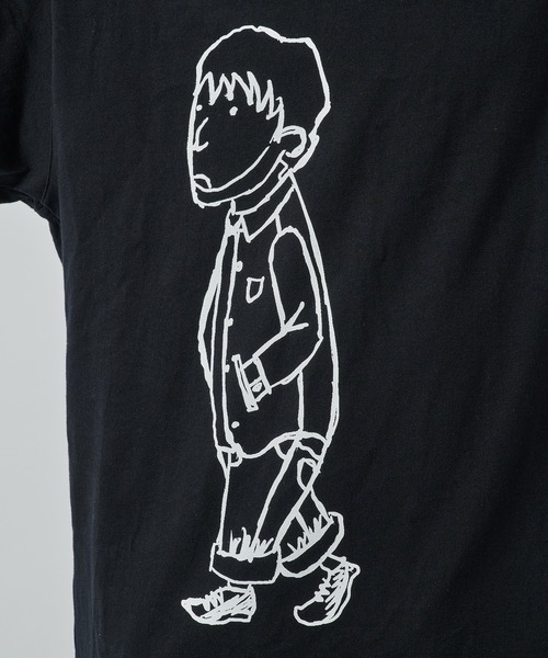 SHINYAKOZUKA（シンヤコヅカ）の「BOY AND GIRL（Tシャツ/カットソー・メンズ・ホワイト/ブラック・MEDIUM/LARGE）」の13枚目の写真