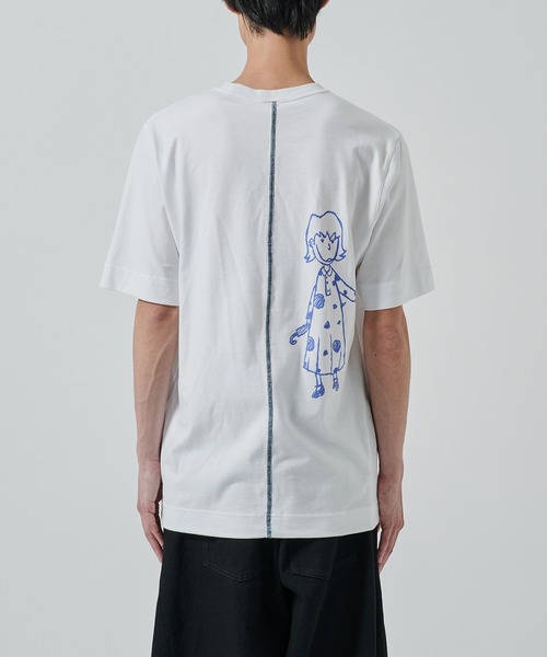 SHINYAKOZUKA（シンヤコヅカ）の「BOY AND GIRL（Tシャツ/カットソー・メンズ・ホワイト/ブラック・MEDIUM/LARGE）」の16枚目の写真