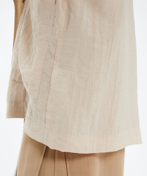 PUBLIC TOKYO（パブリックトウキョウ）の「シアーダブルジャケット（テーラードジャケット・レディース・ブラック/ホワイト・1/2）」の9枚目の写真